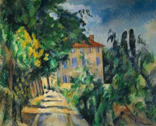 Haus mit rotem Dach